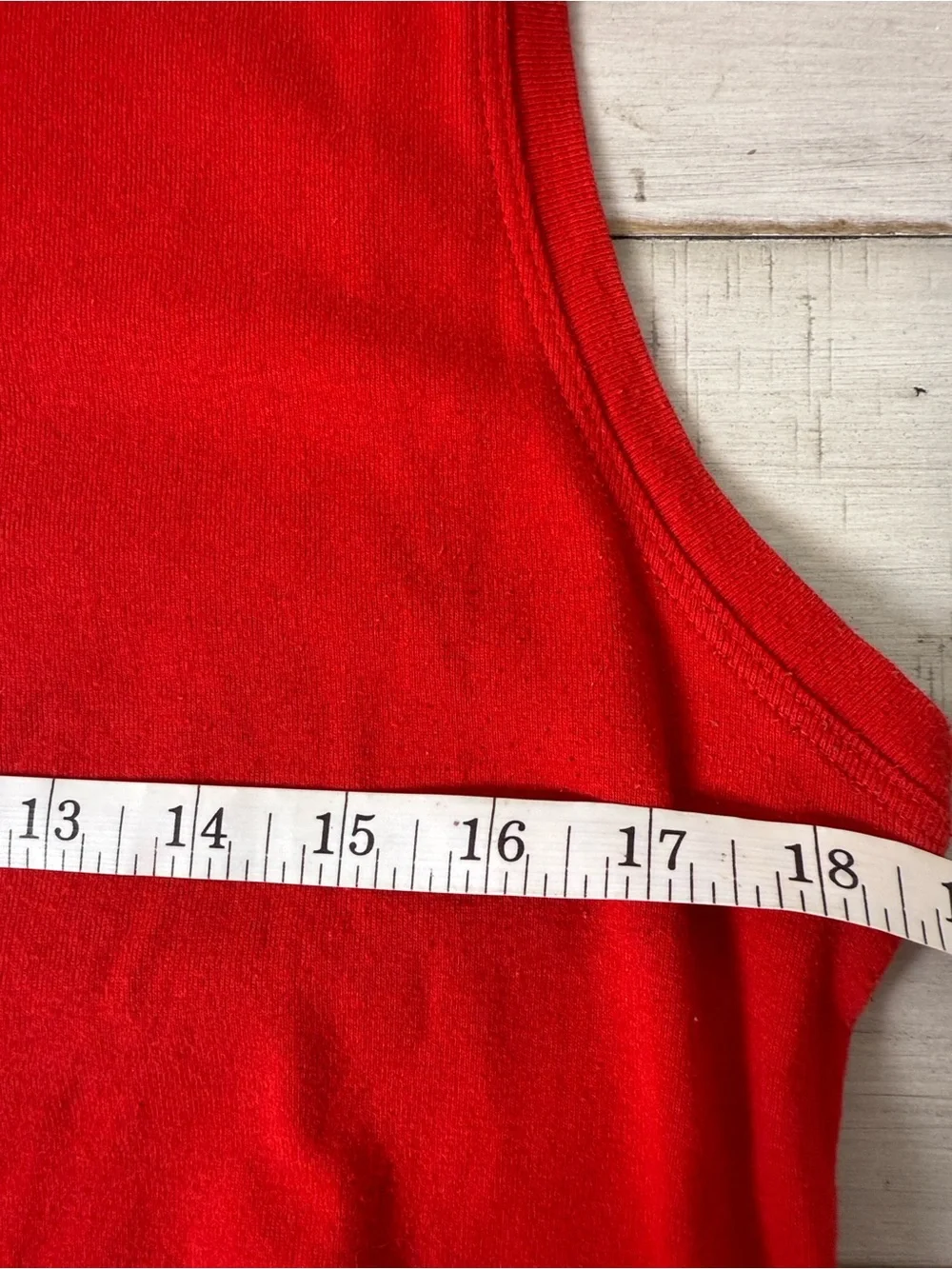 Vintage 90s/Y2K Nike Red Rhinestone Spell-out Muscle Tank Top Size L